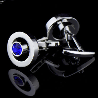 Zircon Crystal Shirt Cufflinks