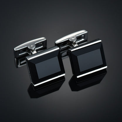 Men's Checkered Diamond French Shirt Cufflinks