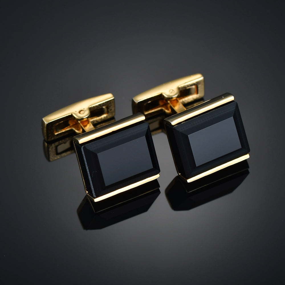 Men's Checkered Diamond French Shirt Cufflinks