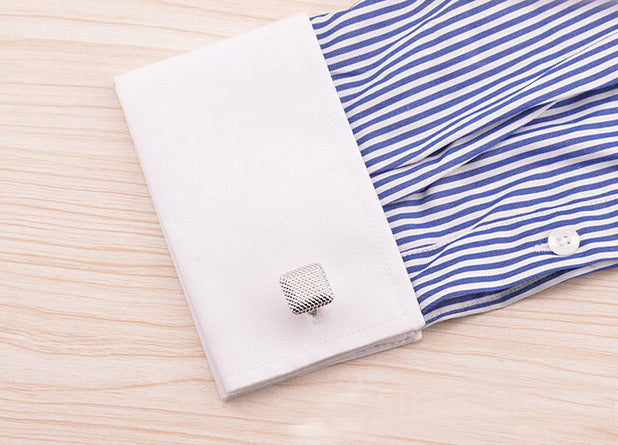 Simple Patterned Metal Cufflinks