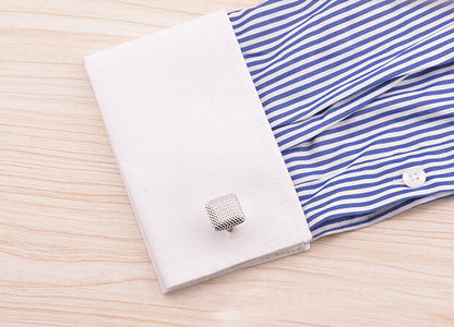 Simple Patterned Metal Cufflinks