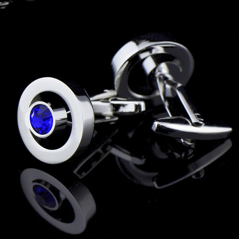 Zircon Crystal Shirt Cufflinks