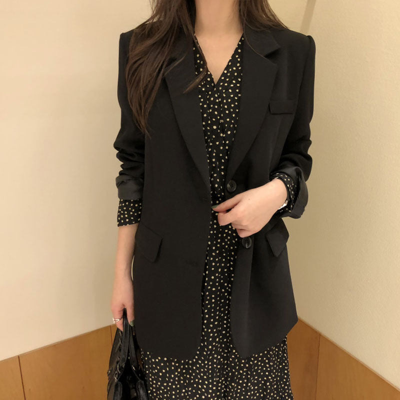 Female Mid-length Coat Casual Suit Top
