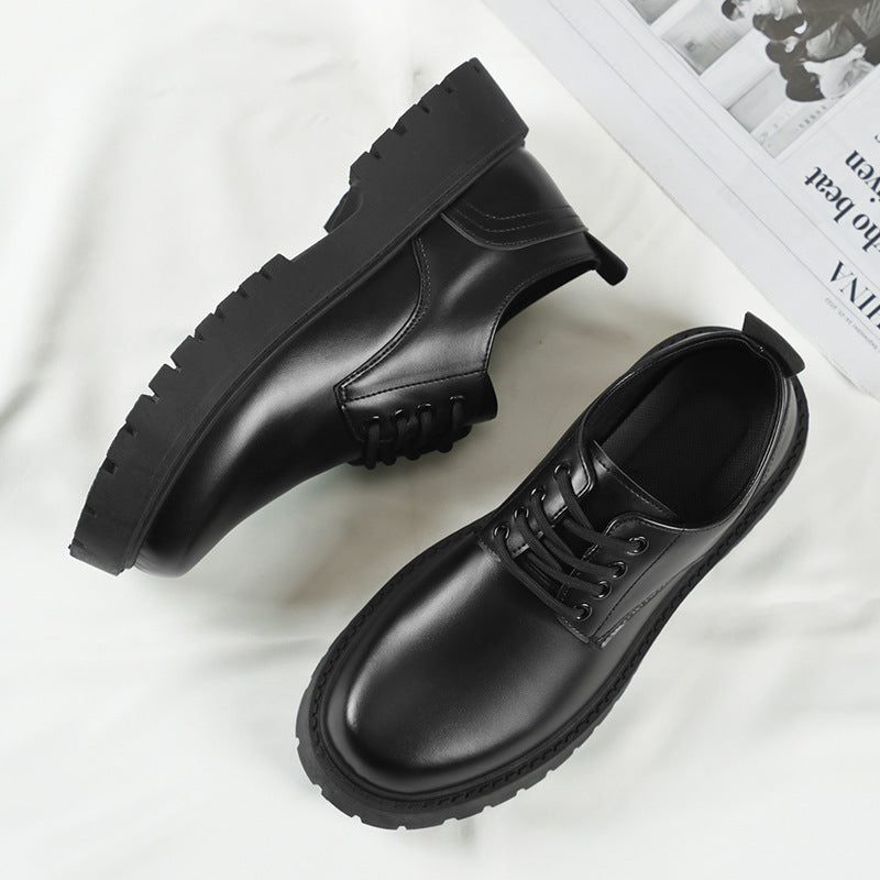 Mens Business Black Leather Shoes