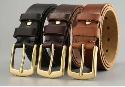Handmade Men's Cowhide Belts