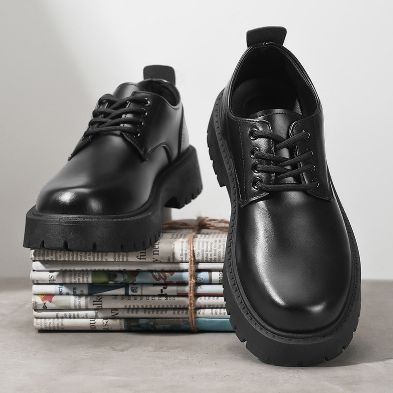 Mens Business Black Leather Shoes