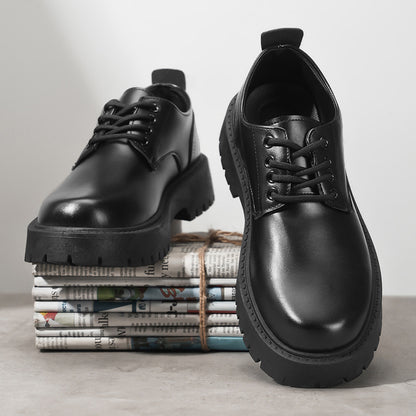Mens Business Black Leather Shoes