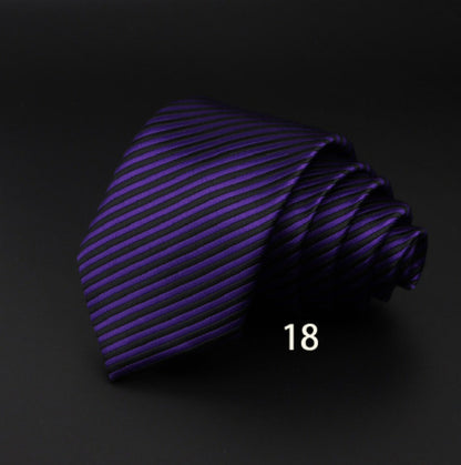 Striped Fiber Tie