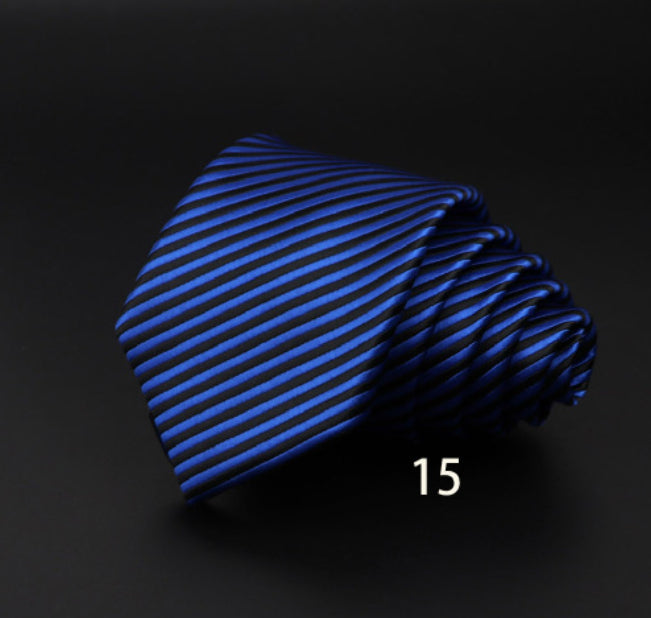 Striped Fiber Tie