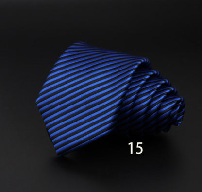 Striped Fiber Tie