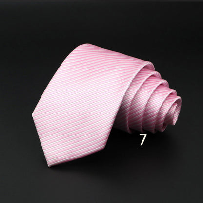 Striped Fiber Tie