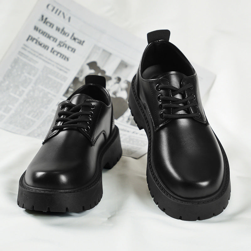 Mens Business Black Leather Shoes