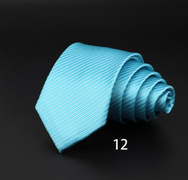 Striped Fiber Tie