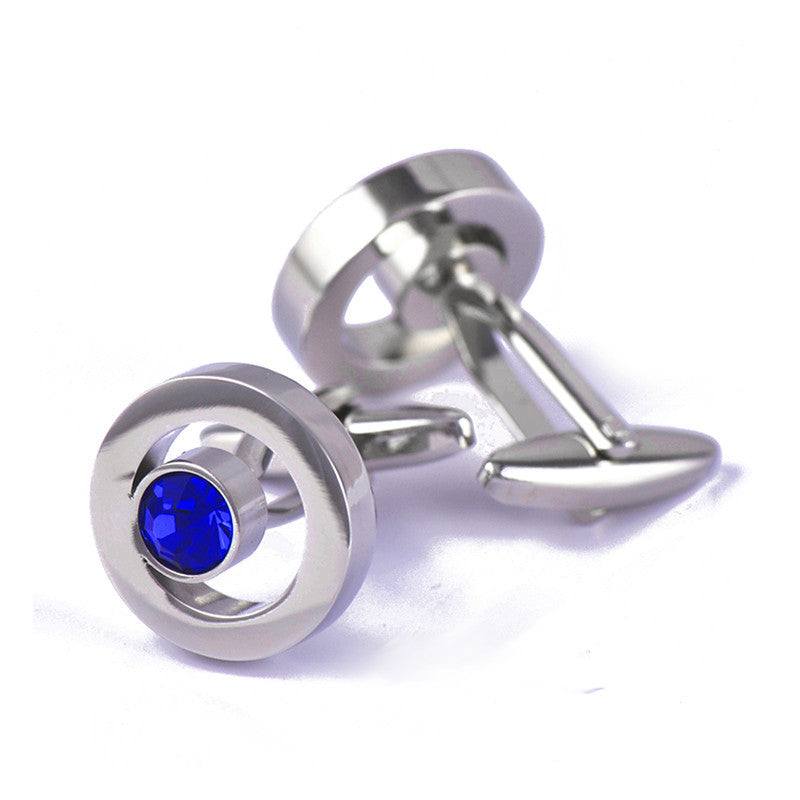 Zircon Crystal Shirt Cufflinks