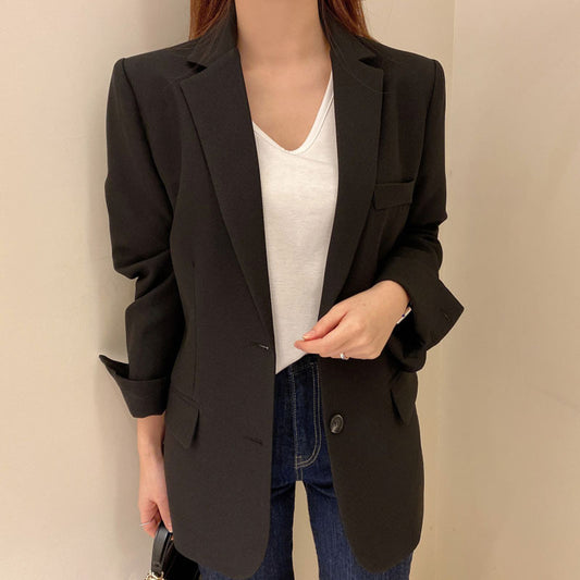 Female Mid-length Coat Casual Suit Top