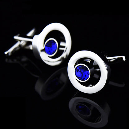 Zircon Crystal Shirt Cufflinks