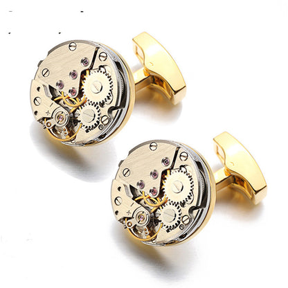 Light Luxury Stainless Steel Cufflinks