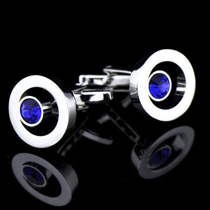 Zircon Crystal Shirt Cufflinks